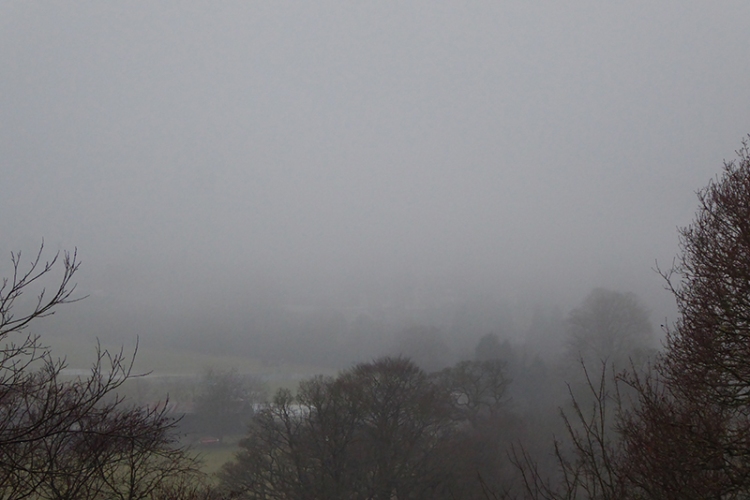 misty view from Round House